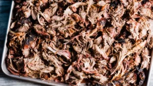 Smoked BBQ pulled pork