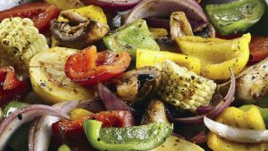 smoked vegetables